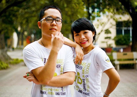 Vẻ đáng yêu của 9 cặp đôi "hot" nhất trường Báo - 1 Trần Hoàng Đức - Bùi Kim Anh