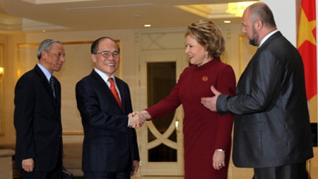 Hội đàm cấp cao Quốc hội Việt Nam và Thượng viện Nga