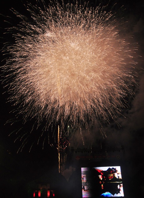 Mãn nhãn màn pháo hoa khai mạc tuần lễ VHDL Vĩnh Phúc - 8 Lê Trường