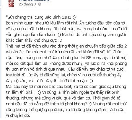 Biến tướng tá xứng đáng quan ngại của trào lưu “thổ lộ” vô thanh niên - 2 Những tâm sự được thoải mái thể hiện nay công khai minh bạch nhưng mà ko kinh hồn lộ tung tích.