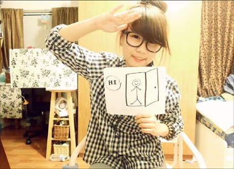 Thiếu nữ đáng yêu gây "sốt" với clip "What makes you beautiful" - 1 What makes you beautiful mang phong cách đáng yêu của của Annie Phu (Ảnh chụp từ clip)