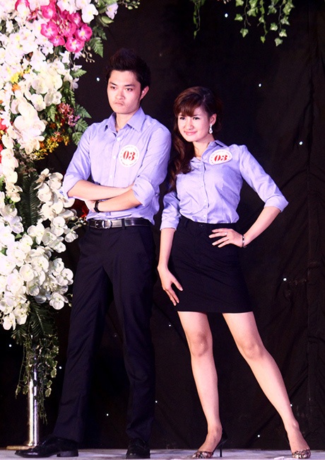 “Chị Kính hồng" xinh đẹp đăng quang Miss HV Ngân hàng - 9 Trang phục công sở thanh lịch, hiện đại