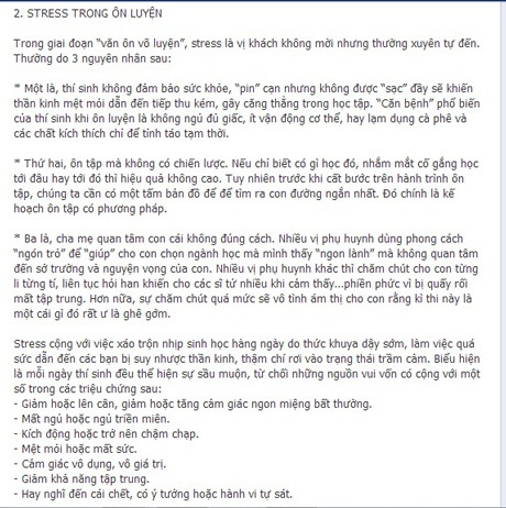 Thầy giáo “hot boy” tư vấn bí quyết đối phó áp lực thi cử - 2 Thầy giáo “hot boy” tư vấn bí quyết đối phó áp lực thi cử