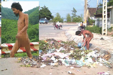 Thảm trạng “người điên” và những câu hỏi nhẫn tâm dành cho người... tỉnh! - 3 Người điên với thân hình kỳ dị ở ven quốc lộ tỉnh Hà Giang, tỉnh Hòa Bình.