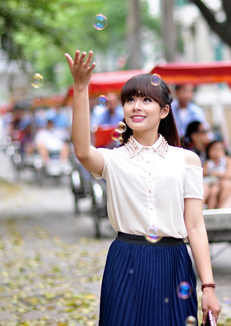 Top 10 nữ sinh xinh đẹp ĐH Y tế công cộng - 1 Nguyễn Thị Mỹ Linh - lớp K11D