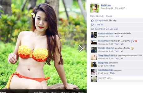 Nở rộ trào lưu nữ sinh chụp ảnh bikini tại bể bơi - 4 Cũng như thể hiện sự tự tin của mình trước ống kính.