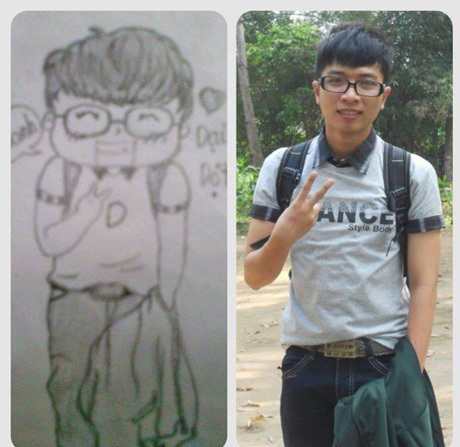 Trào lưu vẽ Chibi ngày càng hút giới trẻ Việt - 3 Khi được đổ mầu, bức hình Chibi trở nên sinh động hơn