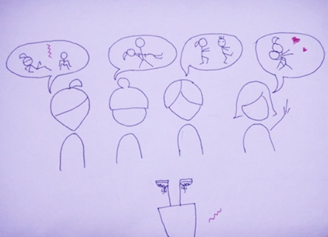 Những hình ảnh ngộ nghĩnh trong clip Cọc đi tìm trâu