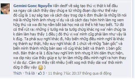 Từ quả dưa vuông tiền triệu, thầy Khắc Hiếu bật mí tư duy sáng tạo - 5 Và một bình luận của bạn trẻ sau khi xem clip của thầy Khắc Hiếu