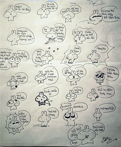 Những tờ giấy nháp "bá đạo" của sĩ tử mùa thi - 5 Giấy nháp của sĩ tử trong kỳ thi đại học môn tiếng Anh khối D