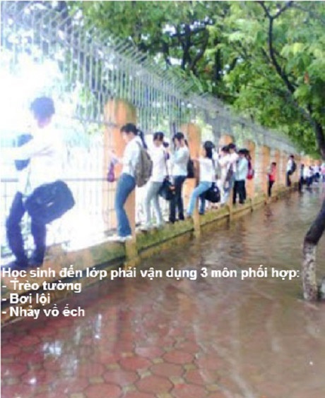 Hà Nội “phố hóa sông”, cư dân mạng nhộn nhịp chế ảnh  - 4 Mai Châm