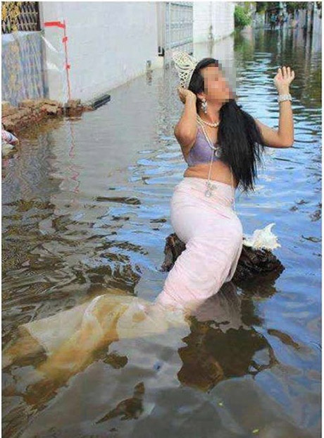 Hà Nội “phố hóa sông”, cư dân mạng nhộn nhịp chế ảnh  - 8 Mai Châm