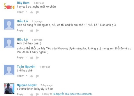 Dân mạng “say” theo tiếng sáo của chàng trai lãng tử - 3 Dân mạng không tiếc lời khen ngợi khi nghe những clip thổi sáo của chàng trai này.