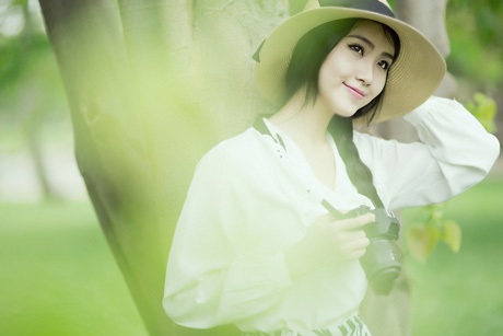 Nữ sinh Sài thành tinh khôi trong nắng thu - 1 Nữ sinh Sài thành tinh khôi trong nắng thu