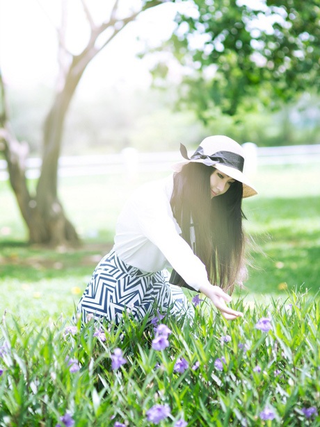 Nữ sinh Sài thành tinh khôi trong nắng thu - 4 Hoàng Dung
