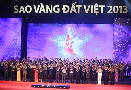 Top 100 doanh nghiệp Sao vàng Đất Việt 2013