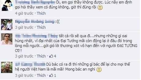 Những bình luận đầy nghẹn ngào của bạn trẻ