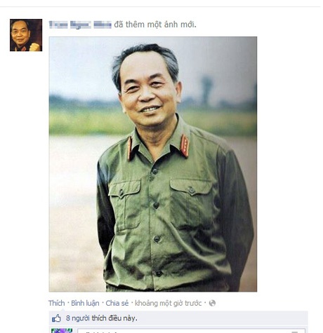 Nhiều cư dân mạng đã đổi hình đại diện để tưởng nhớ Đại tướng