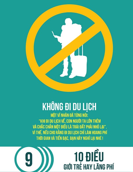 “10 điều giới trẻ hay lãng phí” gây sốt mạng - 9 Vũ Phong