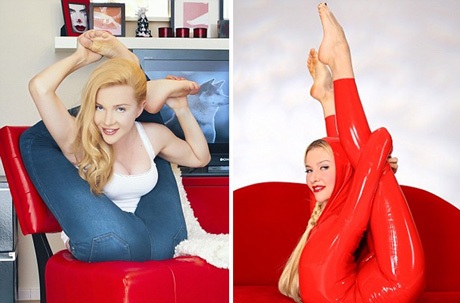 Zlata có khả năng thực hiện những động tác uốn dẻo đến khó tin.