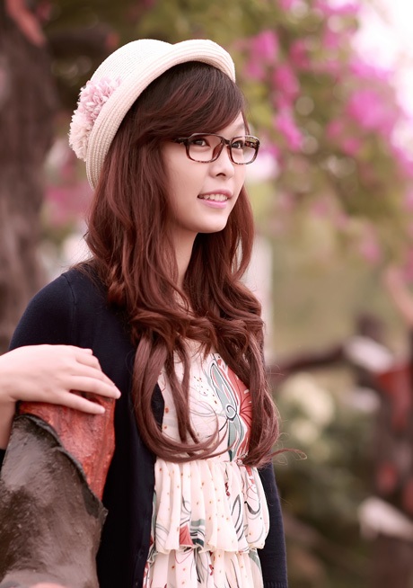 Nữ sinh 1m75 khoe dáng xinh tươi tuổi 18 - 10 Hoàng Dung