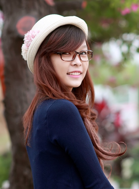 Nữ sinh 1m75 khoe dáng xinh tươi tuổi 18 - 13 Hoàng Dung