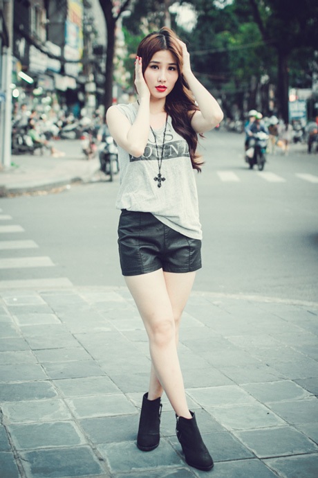 Gặp người mẫu 9X xinh đẹp, nói tiếng Anh “như gió” - 6 Vũ Phong