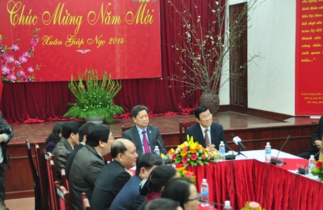 Chủ tịch nước dự lễ cầu an, chúc Tết cộng đồng các dân tộc Việt Nam