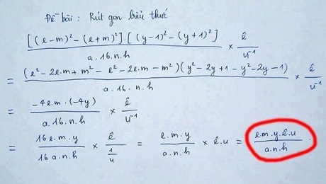 Khi con gái chủ động “cầm cưa” - 2 Bài toán rút gọn phương trình với đáp án yêu thương (ảnh facebook)