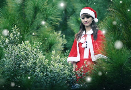 Bí quyết “bỏ túi” để thiếu nữ có bộ ảnh Noel xinh lung linh - 12 Hoàng Dung