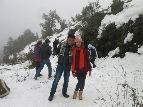 Du lịch Sapa (dù không còn tuyết) kết hợp du xuân và đón lễ tình nhân là ý tưởng của Bùi Tiến Tùng