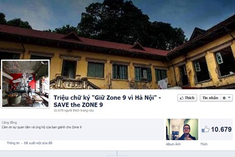 Zone 9 sắp bị đóng cửa: Dân mạng cũng “dậy sóng” - 4 Bạn trẻ lập hẳn fanpage để kêu gọi giữ lại Zone 9