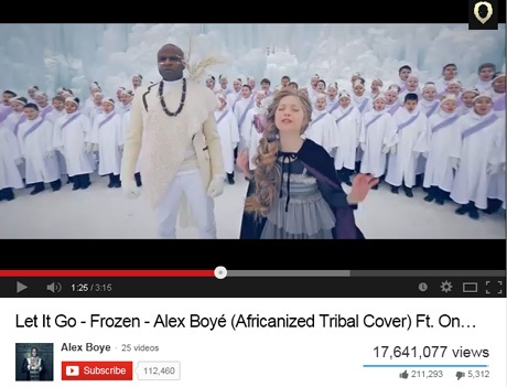 MV của Lexi Walker hát cùng ca sĩ Alex Boye thu hút hơn 17 triệu lượt xem chỉ sau ít ngày đăng tải.