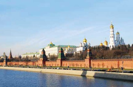 Đầu năm mới, thăm "nhà" Tổng thống Putin - 1 Khung cảnh rộng lớn của Điện Kremlin.