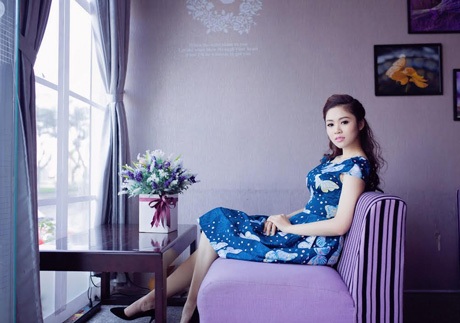 Hoa khôi Đà Nẵng khoe sắc rạng ngời - 5 Hoàng Dung