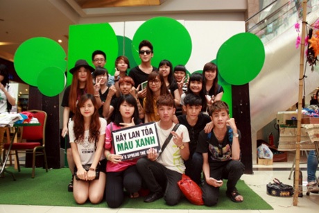 “Hot teen” chung tay kêu gọi ủng hộ môi trường