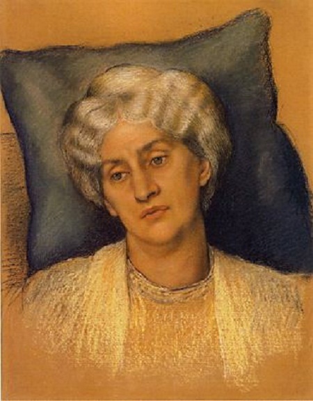 Bức “Jane Morris” (1904) của Evelyn De Morgan. Lúc này Jane đã là một bà lão.