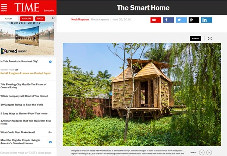 Nhà tre Việt Nam được giới thiệu trên tạp chí Time danh tiếng - 1 Nhà tre Việt Nam trên tạp chí