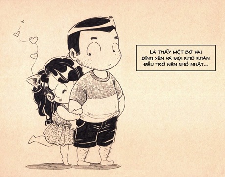 Bộ tranh “Tình yêu là gì” khiến dân mạng rung rinh - 6 Hoàng Dung
