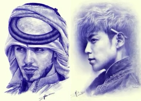 Một số tác phẩm khác của chàng học sinh Bà Rịa - Vũng Tàu.