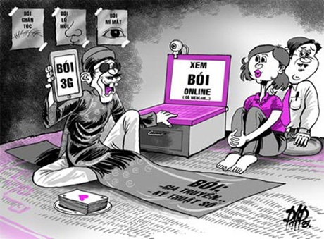 Khốn khổ vì “nghiền” thầy bói... - 1 Minh họa: DAD