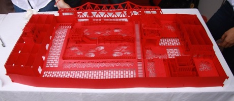 Mô hình Hà Nội thu nhỏ với những địa danh nổi tiếng