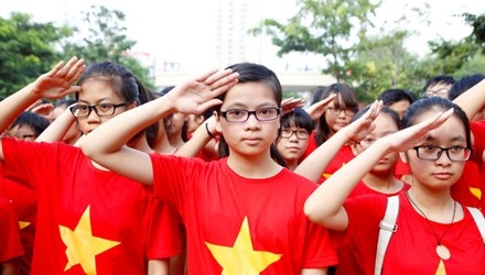 Tinh thần Lý Tự Trọng còn nguyên giá trị - 1 Giới trẻ hôm nay giàu ý chí và nhiệt huyết. Ảnh: Như Ý.
