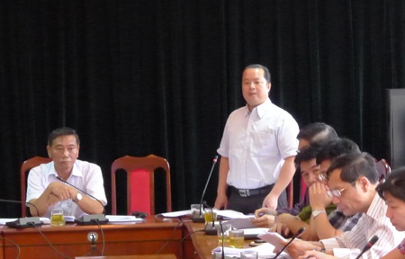 Đại diện đơn vị thực hiện cam kết hoàn thành đúng tiến độ