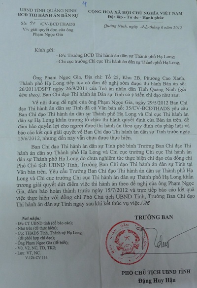 Lãnh đạo tỉnh Quảng Ninh