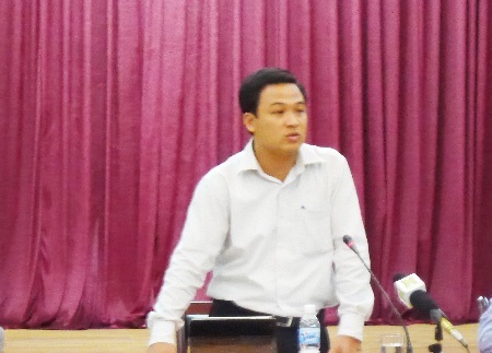 Vụ cư dân dùng nước nhiễm độc: Chủ đầu tư cung cấp nguồn nước mới - 1 Ông Ngô Minh Tuấn khẳng định đã cung cấp nguồn nước mới cho cư dân