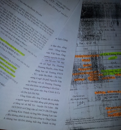 Những giấy tờ liên quan vụ Tổng Giám đốc bị nhân viên tố quan hệ bất chính