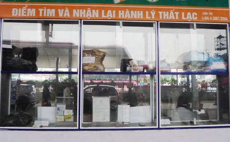 Tủ đồ đựng hành lý và tài sản do hành khách để quên