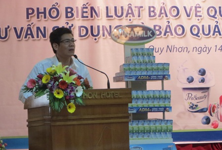 Vinamilk đến với người tiêu dùng Bình Định - 1 Ông Nguyễn Hồng Sinh – Giám Đốc Chi nhánh Vinamilk tại Đà Nẵng chia sẻ