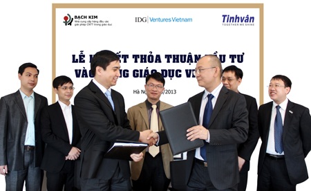 Tinhvan group và IDG Ventures hợp tác đầu tư mạng xã hội giáo dục Violet - 1 Tinhvan Group và Tập đoàn Đầu tư IDG Ventures Vietnam đã ký hợp đồng đầu tư